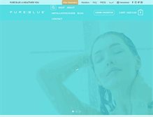 Tablet Screenshot of h2opureblue.com